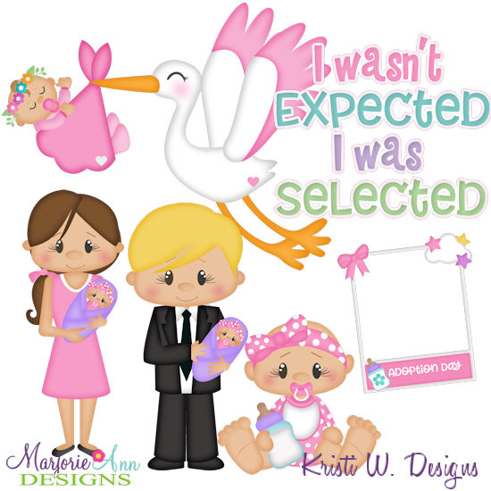 Adoption Day-Girl SVG Cutting Files Includes Clipart - Click Image to Close